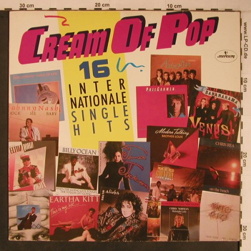 V.A.Cream of Pop: 16 Internationale Single Hits, Mercury(816 335-1), D, 1986 - LP - X6734 - 5,00 Euro