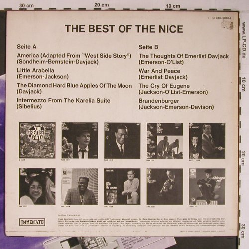 Nice: The Best Of, m-/vg+, Immediate(C 048-90674), D,  - LP - X6800 - 9,00 Euro