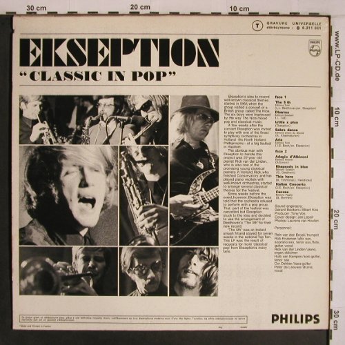 Ekseption: Classic in Pop, m-/vg+, Philips(6.311 001), F,  - LP - X6842 - 9,00 Euro