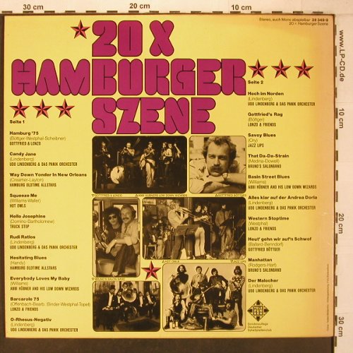 V.A.20 x Hamburger Szene: Gottfried&Lonzo...Lindenberg,vg+/m-, Telefunken(28 349-9), D, DSC, 1976 - LP - X7006 - 15,00 Euro