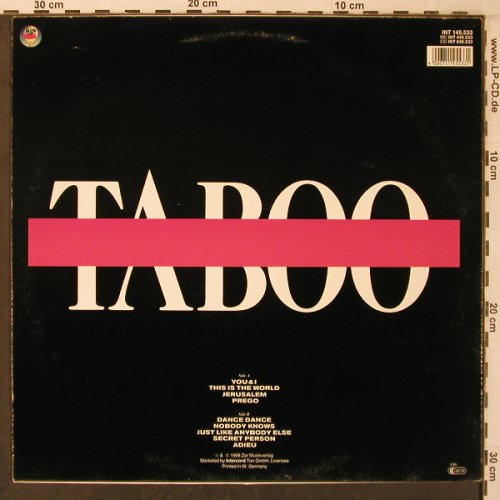 Taboo: The Same World, Blow Up(INT 145.533), D, 1988 - LP - X7113 - 5,50 Euro