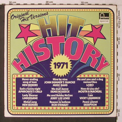 V.A.Hit History 1967: Lindisfarne...Vicky Leandros, Fontana sp(6424 047), D, Ri,  - LP - X7140 - 5,00 Euro