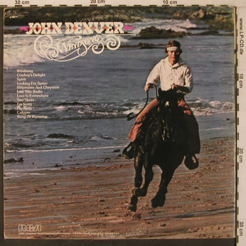 Denver,John: Windsong, Foc, RCA(APL1-1183), US, 1975 - LP - X7186 - 7,50 Euro