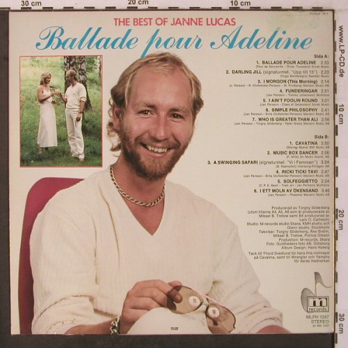 Lucas,Janne: Ballade pour Adeline,Best Of, m rec.(MLPH 1247), S,  - LP - X7187 - 7,50 Euro