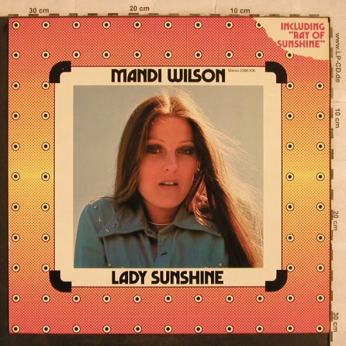 Wilson,Mandi: Lady Sunshine, Finger(2396 106), , 1973 - LP - X720 - 9,00 Euro