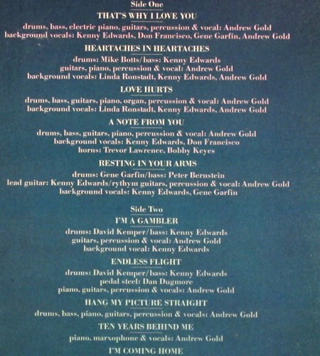 Gold,Andrew: Same, Asylum(K 53020), UK, 1975 - LP - X723 - 3,00 Euro
