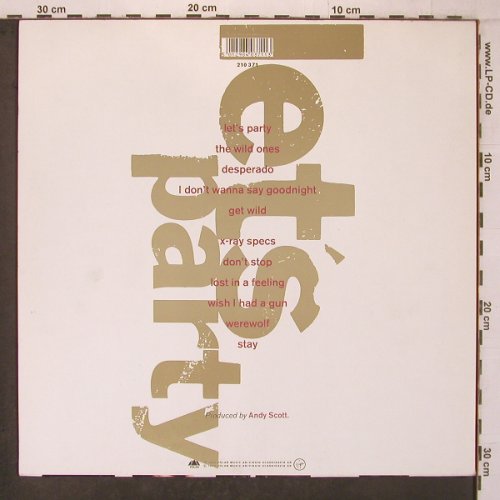 Sha-Boom: Let's Party, Virgin Polar (210 371), S, 1990 Typ: LP Best.-Nr.: X7252 Preis: 9,00 Euro