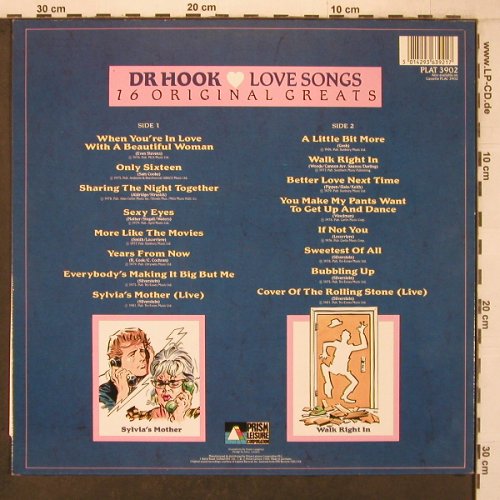 Dr.Hook: 16 Original Greats, Platinum(PLAT 3902), D, 1988 - LP - X7261 - 6,00 Euro