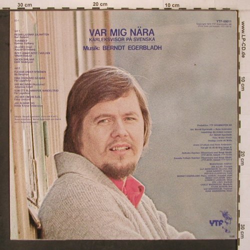 Nyman,Lena  & Rune Andersson: Var Mig Nära,Kärleksvisor PåSvenska, YTF (YTF-50011), S, 1972 Typ: LP Best.-Nr.: X7343 Preis: 7,50 Euro