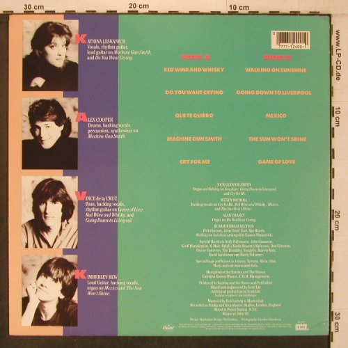 Katrina & The Waves: Same, m-/vg+, Capitol(ST-12400), US, 1985 - LP - X7362 - 6,00 Euro