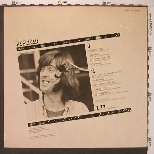 Davis,Spencer & Peter Jameson: Pop Gold(70), DSC, m-/vg+, UA(34 441 6), D,  - LP - X7383 - 6,00 Euro