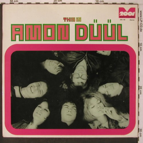 Amon Düül: This Is Amon Düül, m-/vg+, Metronome 2001 (200.146), D, 1973 Typ: LP Best.-Nr.: X7409 Preis: 20,00 Euro