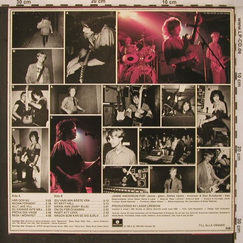 Janne Anderson Pop: Same, Parlophone(7C 062-35760), S, 1980 - LP - X7444 - 6,00 Euro