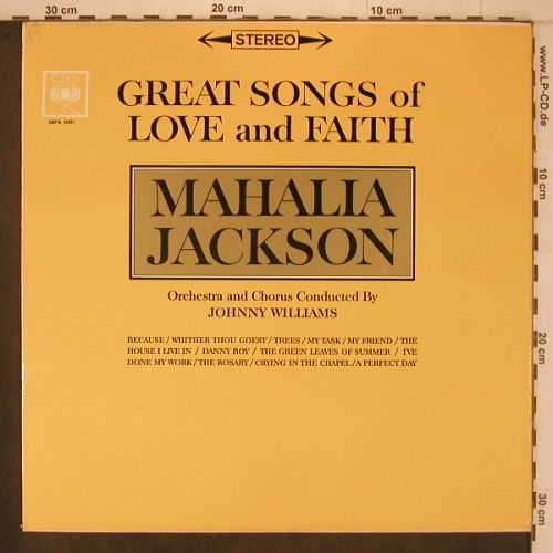 Jackson,Mahalia: Great Songs of Love and Faith, CBS(SBPG 62051), NL,  - LP - X7623 - 9,00 Euro