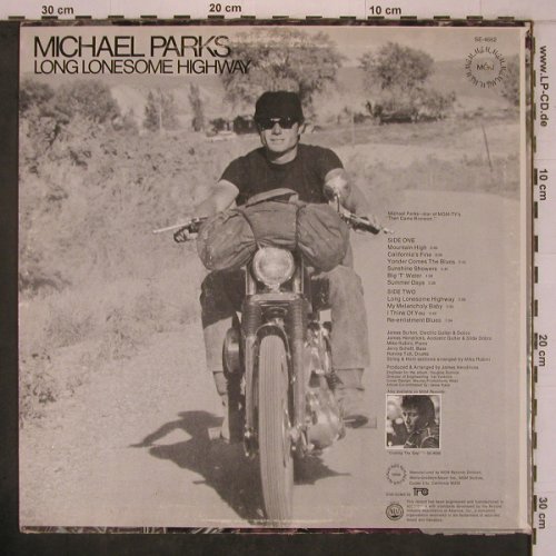 Parks,Michael: Long Lonesome Highway, VG+/Vg-, MGM (SE-4662), US, 1970 Typ: LP Best.-Nr.: X7700 Preis: 6,00 Euro