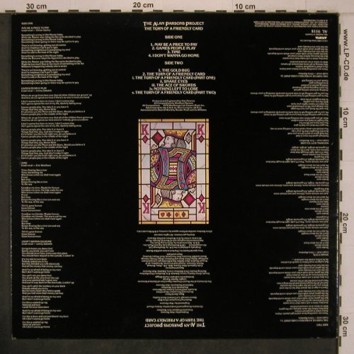 Parsons Project,Alan: The Turn Of A Friendly Card, Arista (AL 9518), CDN, 1980 Typ: LP Best.-Nr.: X7701 Preis: 7,50 Euro
