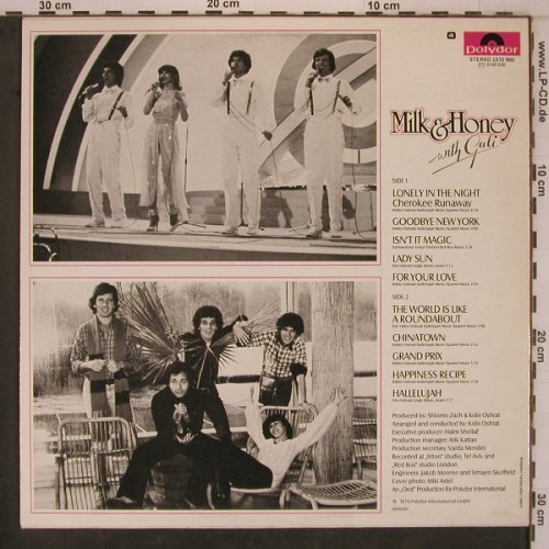 Milk & Honey  with Gali: Same, Polydor(2310 690), S, 1979 - LP - X7716 - 7,50 Euro