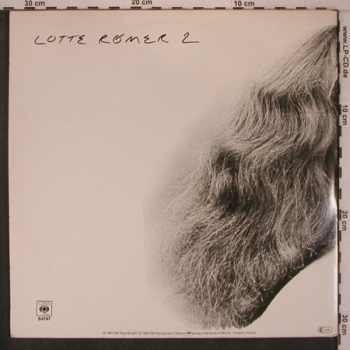 Römer,Lotte: 2, Foc, CBS (CBS 84747), NL, 1980 Typ: LP Best.-Nr.: X7736 Preis: 7,50 Euro
