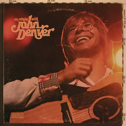 Denver,John: An Evening with,Foc, RCA Victor(CPL-0764), US, m/vg+, 1975 - 2LP - X7741 - 9,00 Euro