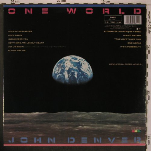 Denver,John: One World, RCA(PL 85811), I, 1986 - LP - X7744 - 7,50 Euro