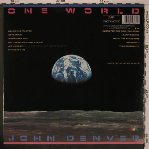 Denver,John: One World, RCA(PL 85811), I, 1986 - LP - X7744 - 7,50 Euro