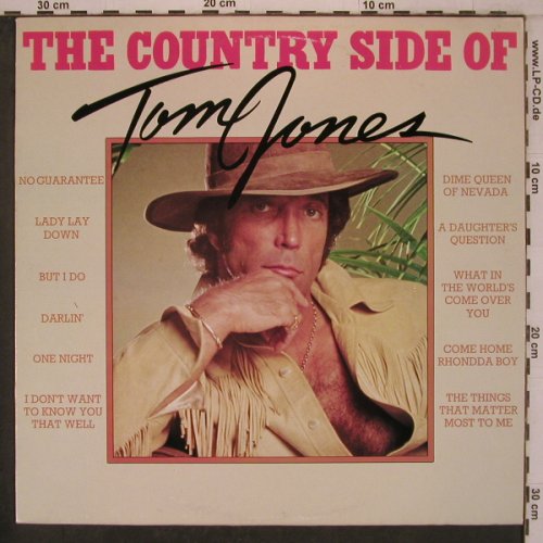 Jones,Tom: The Country Side of, Contour(CN 2074), UK, 1985 - LP - X7753 - 6,00 Euro