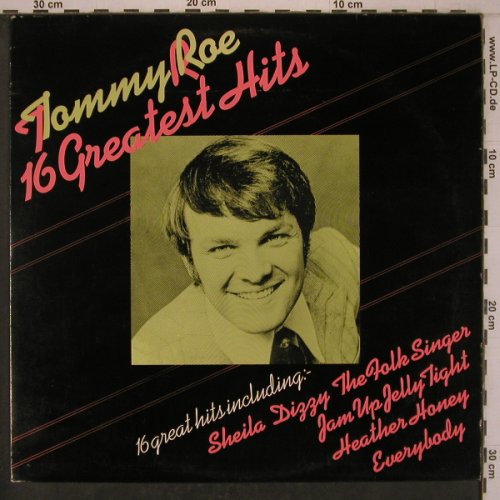 Roe,Tommy: 16 Greatest Hits, ABC (ABCL 5157), UK, 1975 Typ: LP Best.-Nr.: X7766 Preis: 7,50 Euro