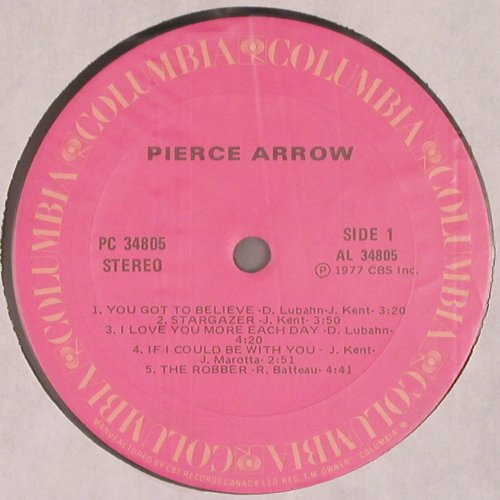 Pierce Arrow: Same, Columbia (PC 34805), US, co, 1977 Typ: LP Best.-Nr.: X778 Preis: 3,00 Euro