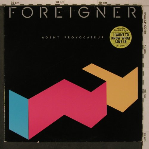 Foreigner: Agent Provocateur, Atlantic(781 999-1), D, 1984 - LP - X7793 - 6,00 Euro