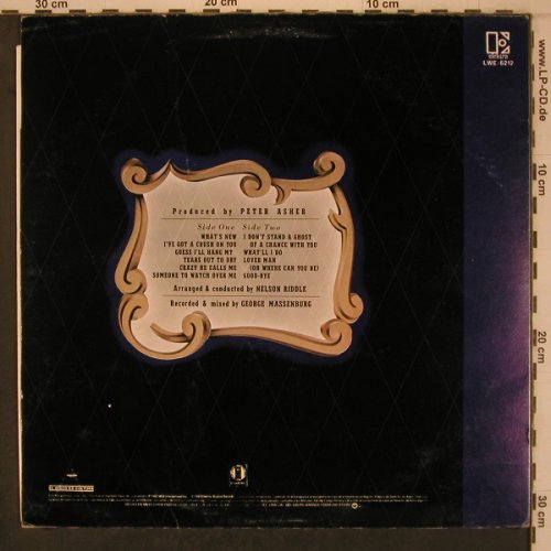 Ronstadt,Linda & Nelson Riddle: What's new, Asylum (LWE-6212), US, 1983 Typ: LP Best.-Nr.: X7820 Preis: 5,00 Euro
