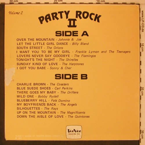 V.A.Party Rock II: Johnnie & Joe...Quintones, m-/vg+, TeeVee(TA-1045), CDN, 1976 - LP - X7896 - 5,00 Euro