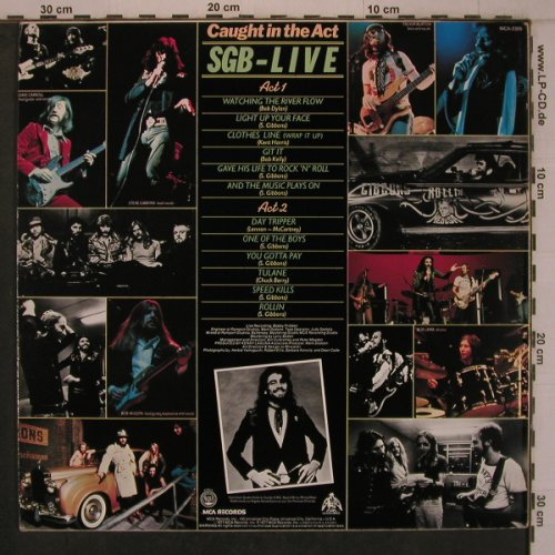 Gibbons Band,Steve: Cought in the Act - Live, MCA(MCA-2305), CDN, Co, 1977 - LP - X7899 - 7,50 Euro