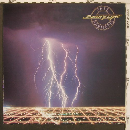 Bardens,Peter: Speed of Light, Cinema (7 48967 1), EEC,vg+/m-, 1988 Typ: LP Best.-Nr.: X7936 Preis: 7,50 Euro