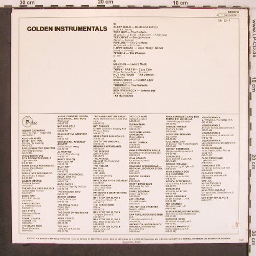 V.A.Golden Instrumentals: Santo and Johnny..J.and Hurricanes, Emidisc (E 048-50784), S Typ: LP Best.-Nr.: X8029 Preis: 7,50 Euro