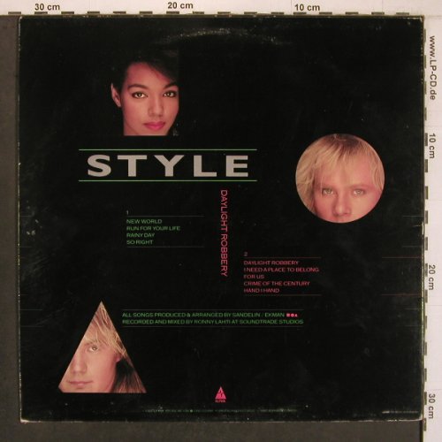Style: Daylight Robbery, m-/vg+, Alpha (ONE LP 018), S, 1987 Typ: LP Best.-Nr.: X8035 Preis: 6,00 Euro