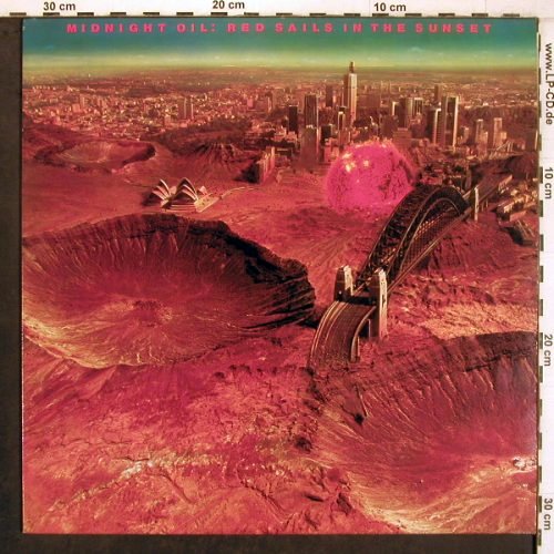 Midnight Oil: Red Sails In The Sunset, CBS(463083 1), NL, 1984 - LP - X8045 - 6,00 Euro