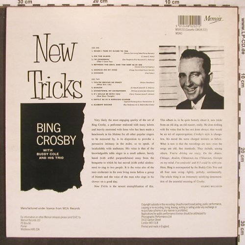 Crosby,Bing & B.Cole& His Trio: New Tricks, Memoir(MOIR 202), UK, Ri, 1957 - LP - X8058 - 7,50 Euro