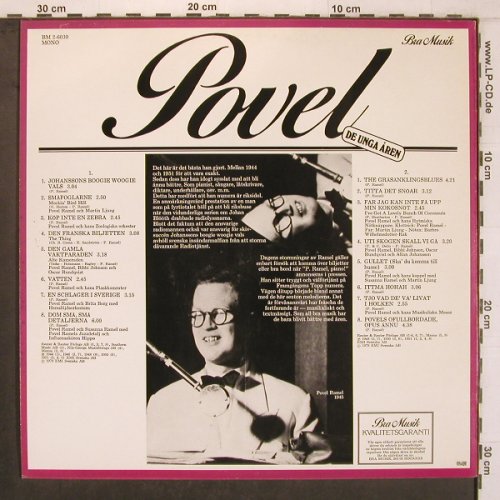 Ramel,Povel: De Unga Aren, Bra Musik (BM 2-6030), S, Mono, 1979 Typ: LP Best.-Nr.: X8157 Preis: 7,50 Euro