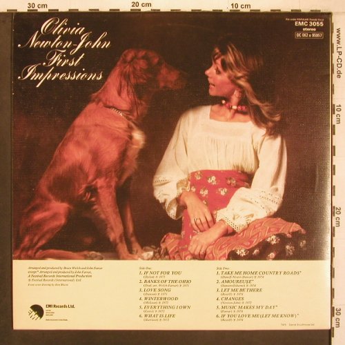 Newton-John,Olivia: First Impressions, EMI (EMC 3055), UK Typ: LP Best.-Nr.: X8190 Preis: 7,50 Euro