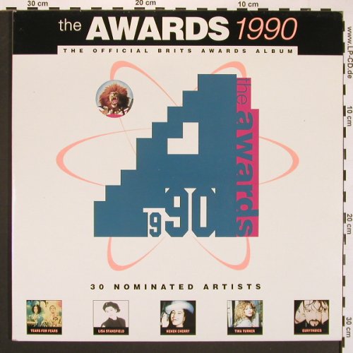 V.A.The Awards 1990: Tears for Fears...Black Box, Foc, Telstar(STAR 2386), UK, 30 Tr., 1990 - 2LP - X8224 - 9,00 Euro