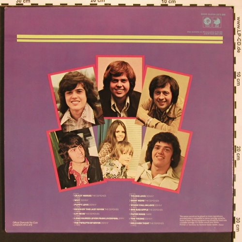 Osmonds: Our Best To You, MGM Super (2315 300), D, 1973 Typ: LP Best.-Nr.: X8335 Preis: 7,50 Euro