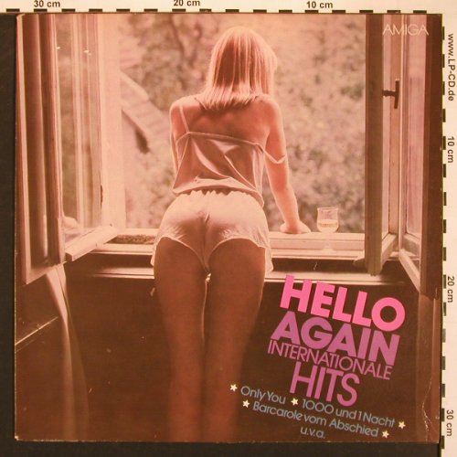 V.A.Hello Again Internationale Hits: Peter Ehrlicher... Gerda Gabriel.., Amiga (8 56 154), DDR, 1985 Typ: LP Best.-Nr.: X8349 Preis: 7,50 Euro