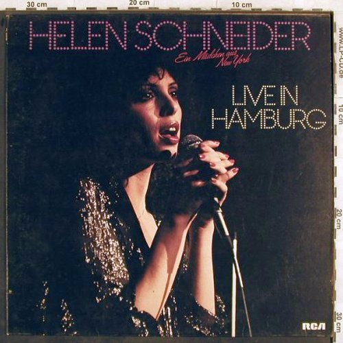 Schneider,Helen: Live In Hamburg,ein Mädchen a. N.Y., RCA Victor (PL 42775), D, 1979 Typ: LP Best.-Nr.: X83 Preis: 3,00 Euro