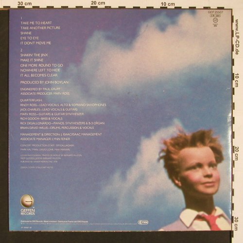 Quarterflash: Take Another Picture, Geffen (GEF 25507), NL, 1983 Typ: LP Best.-Nr.: X8496 Preis: 5,00 Euro