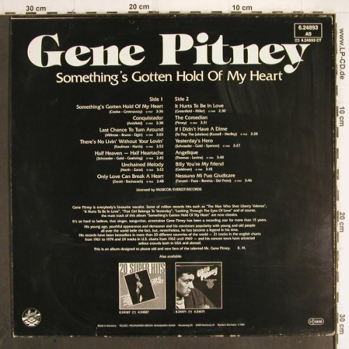 Pitney,Gene: Something's Gotten Hold Of My Heart, Strand(6.24893 AS), D, 1981 - LP - X84 - 4,00 Euro