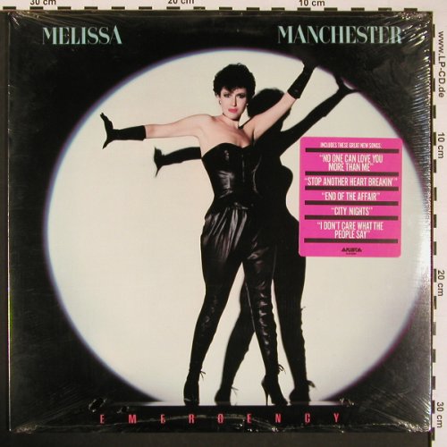 Manchester,Melissa: Emergency, FS-New, Arista(AL 8-8094), US, 1983 - LP - X8576 - 9,00 Euro