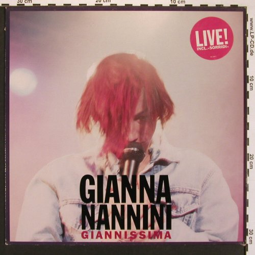 Nannini,Gianna: Giannissima, Metronome(511 269-1), D, 1991 - LP - X8604 - 7,50 Euro