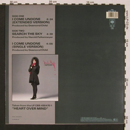 Rush,Jennifer: I Come Undone*2+1, CBS(650 380 6), NL, 1987 - 12inch - X8684 - 3,00 Euro