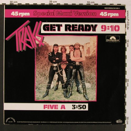 Traks: Get Ready (9:10) / Five A, Polydor (811 801-1), D, 1983 Typ: 12" Best.-Nr.: X8708 Preis: 4,00 Euro