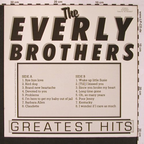 Everly Brothers: Greatest Hits, Neon(N 8333007), NL, m/vg+,  - LP - X8834 - 5,00 Euro
